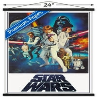 Војна на ѕвездите: Нова Надеж-Еден Лист Ѕид Постер Со Магнетна Рамка, 22.375 34