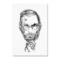 Трговска марка ликовна уметност „Стив Jobsобс“ платно уметност од Октавијан Миелу