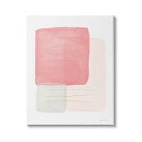 Sulpell Industries руменило розов мод апстракција меки слоевити квадрати, 40, дизајн од Линда Вудс
