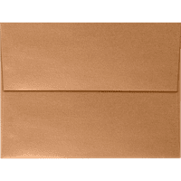 Luxpaper коверти за покани за кора и печат, 1 2, 80lb. Бакар металик, пакет