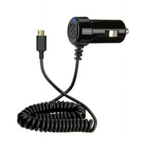 EZC StrikeDrive 12w Брз Автомобил Полнач СО EZTIP реверзибилни микро-USB-Црна