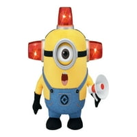 Thinkway Toys Despicable Me Minion направи карактеристика - ���������������b -do��������� - Fireman Minion Stuart