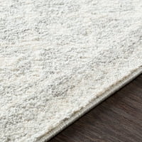 Уметнички ткајачи Елазиз Геометриска област килим, надвор од бело, 5'3 круг