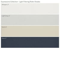 Колекција на сопствени изрази, ролери за филтрирање на безжична светлина, сина, 1 8 ширина 72 Должина