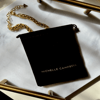Michelle Kampbell Jewelry Women's Women Coin Студен обетки, месинг со преклопување на жолто злато од 14 килограми