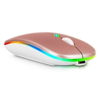 2.4 GHz & Bluetooth Глувчето, Полнење Безжичен Глушец за Vivo Y70s Bluetooth Безжичен Глушец За Лаптоп Mac Компјутер Таблет