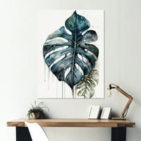 DesignArt Philodendron Leaf V Canvas Wallидна уметност