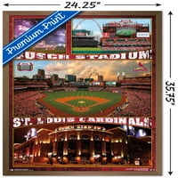 Сент Луис кардинали - Постер за wallид на стадионот Буш, 22.375 34