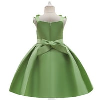 Дете Девојка Зелена Мода Партија Топката Фустан Принцеза Фустан Години-Години