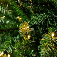 Време на празник Прелитни предводени светла за промена на бојата, вештачко новогодишно елка на Кенеди, 7,5 '