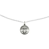 Примарно сребро Стерлинг сребрен американски морнарички медал со ланец на кабел Форзантина