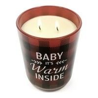 Одмор 15oz 2-wick свеќа, мирис на колачиња со шеќер