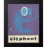 Зарис, Чариклија Црна Модерна Рамка Музеј Уметност Печати Насловена-Е е за Слон