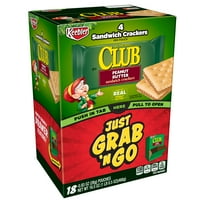 Keebler Club, Crackers Sandwich, путер од кикирики, Grab 'n' Go, 16. Oz, CT