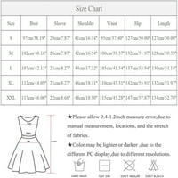 Женски Фустани Дозвола Краток Ракав Солидна Лабава Макси А-Линија V-Вратот Летен Фустан Каки м