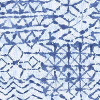 Меккензи сина геометриска шема 4-парчен сет на листови за колекција