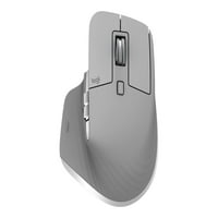 Логитех Мајстор Безжичен Компјутерски Глушец, Копчиња, 2,4 GHz, Bluetooth, Средно Сива Боја