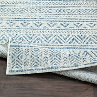 Уметнички ткајачи Eagean Ориентална област килим, темно сина, 8'10 12 '