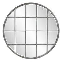 Тајлер Дилион Супериорен Круг 36 Тркалезно Масло Нанесуваат Бронзено Ѕидно Огледало