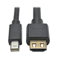 Mini DisplayPort 1.2 A До HDMI Активен Адаптер Кабел со Зафаќање HDMI Приклучок, HDMI 2.0, HDCP 2.2, 4K 2k @ Hz, ft